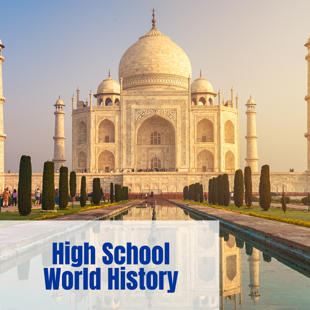 High School World History (Live and Self-Paced options)